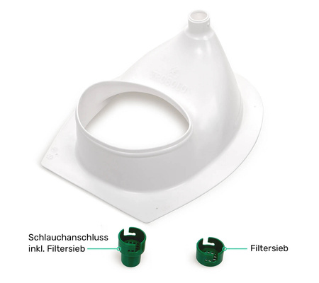 TROBOLO separator moczu biały - wkład do toalety kompostującej DIY