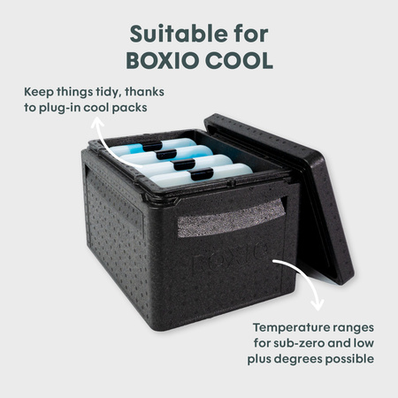 BOXIO COOL PACK - wkład chłodzący do lodówki BOXIO COOL, 22,8 x 21,5 x 2 cm